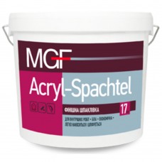 MGF Acryl-Spachtel - Готовая акриловая финишная шпаклевка 17 кг